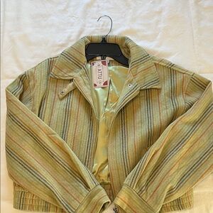 Striped Green and Yellow Jacket